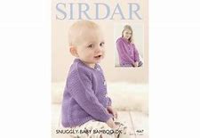 Sirdar 4667 Cardigans knit in DK (#3) weight. For babies and children up to 7 years.